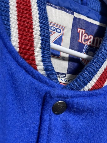 NFL New York Giants Wool Varsity Jacket Size Large Logo 7 Very Rare NYG - Picture 5 of 8