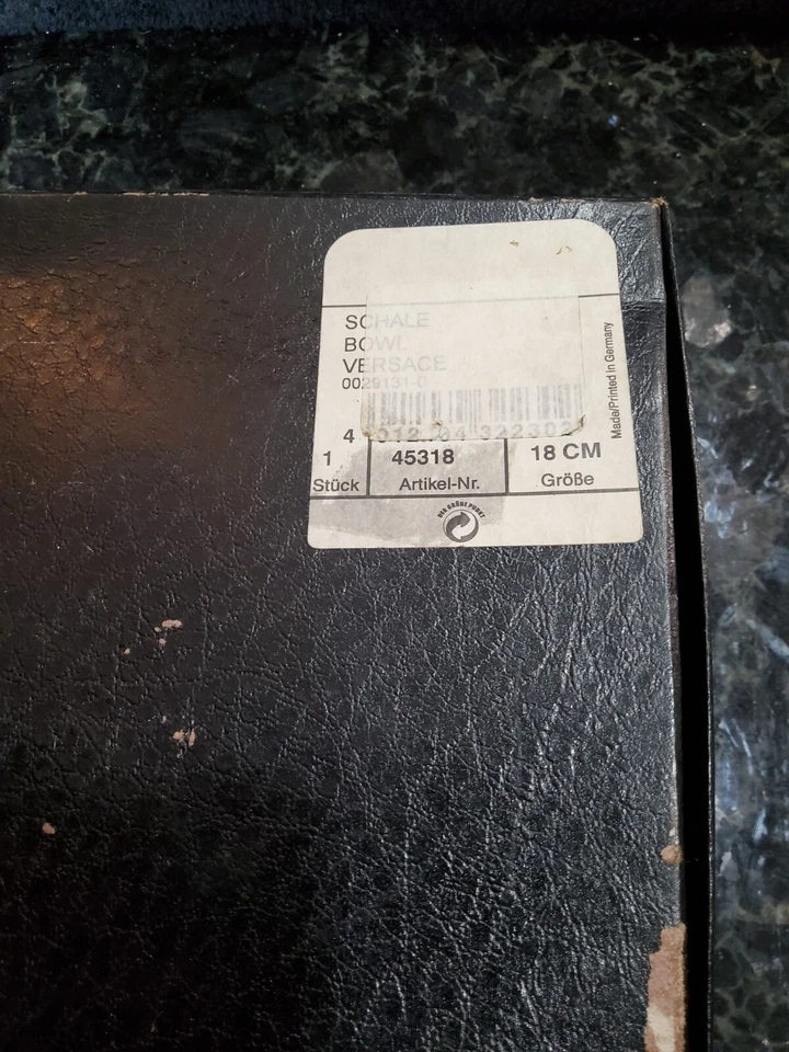 G2U Versace medusa dor белый винный бокал прозрачный в коробке - Изображение 3 из 3