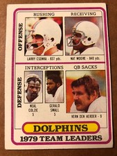 Click to enlarge Larry Csonka / Nat Moore / Neal Colzie / Gerald Small / Vern Den Herder