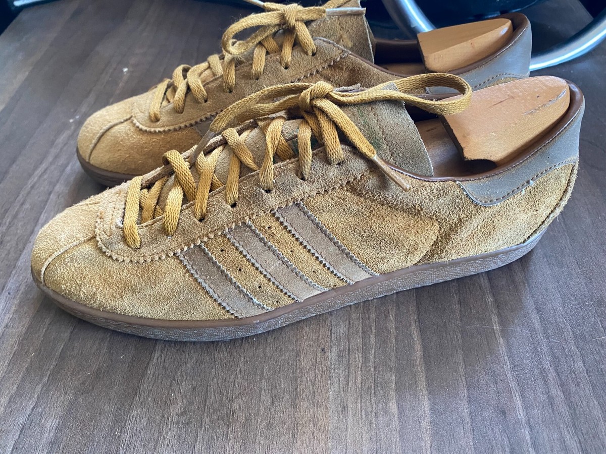 Vintage 90's adidas tobacco suede brown low-top sneakers US SZ 10 | eBay
