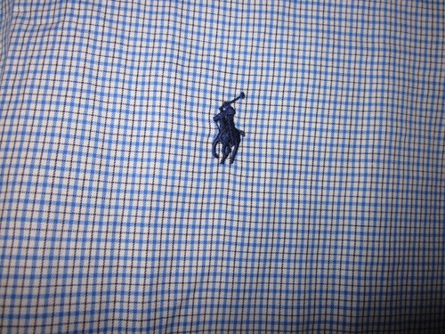 RALPH LAUREN POLO MENS SPORT SHIRT, SIZE LG, #78H - Picture 7 of 12
