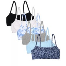 Fruit of the Loom Girls' Spaghetti Strap Sport Bra New Size 28 4/5 SX