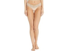Hanky Panky 257365 Women's Cotton Conscience Low Rise Thong Underwear Size OS