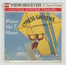 Water Ski Show Cypress Gardens Florida GAF View-Master Packet A-967 Sealed Mint