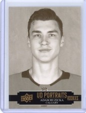 2021-22 Upper Deck Adam Ruzicka UD Portraits Rookies Calgary Flames