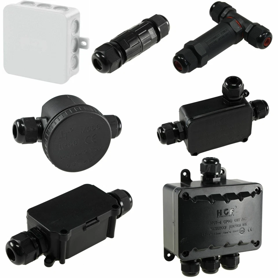 CHILITEC wasserdichte Kabel Verbinder für Erdkabel 230V Leitungen Dosen Kabelmuffe IP68