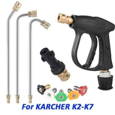 High Pressure Car Cleaning Tool High Pressure Gun with Nozzle Gun Extension Pipe