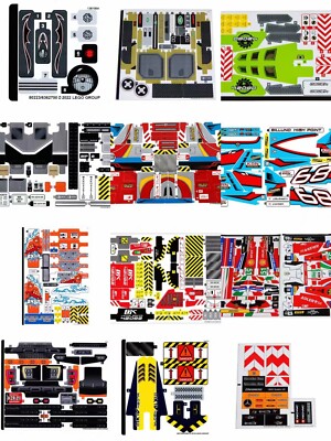 LEGO Technic Sticker Sheets   Choose Your Set | Brand New, Unused Decals