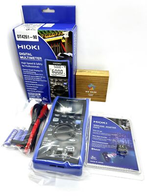 HIOKI DT4261-90 Digital Multimeter DT4261 True-RMS & Wireless Adapter Z3210 Set