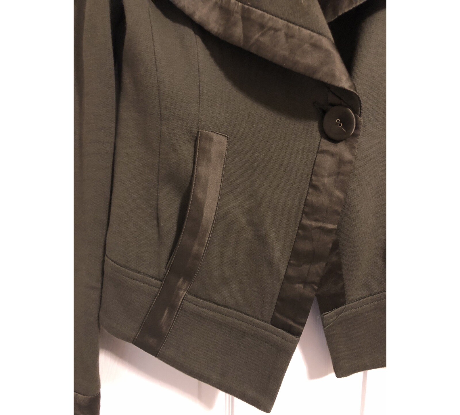 Lepore Military Green Moto Jacket Blazer With… Gem