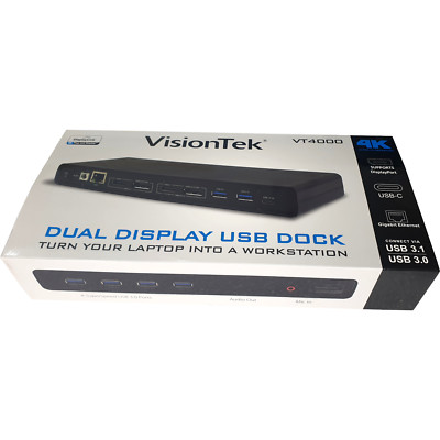 Universal Dual Display 4K  Docking Station + NT  VT4000  4K USB 3.0 / USB-C