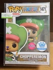 Funko Pop! Vinyl Choppermon Flocked #1471 With Protector One Piece (Exclusive)