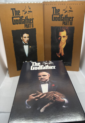 The Godfather ゴッドファーザー VHS The Godfather Complete Set on VHS/ Nice Vintage Set