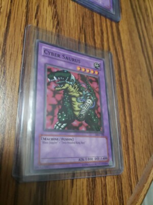 2002 Yu-Gi-Oh! - Metal Raiders 1st Edition Cyber Saurus #MRD-105