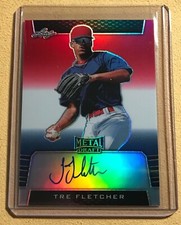 2019 Leaf Metal Draft TRE FLETCHER Cardinals Red White Blue Auto Autograph 6/10