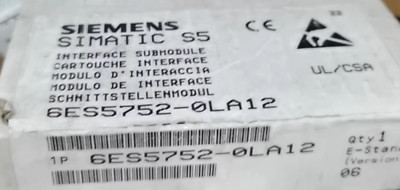 NEW Siemens 6ES5752-0LA12 Simatic S5 Interface Module 20 mA Current Loop