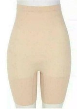 Spanx 300149 Womens Higher Power Mid-Thigh Shaper Soft Nude Size 3X