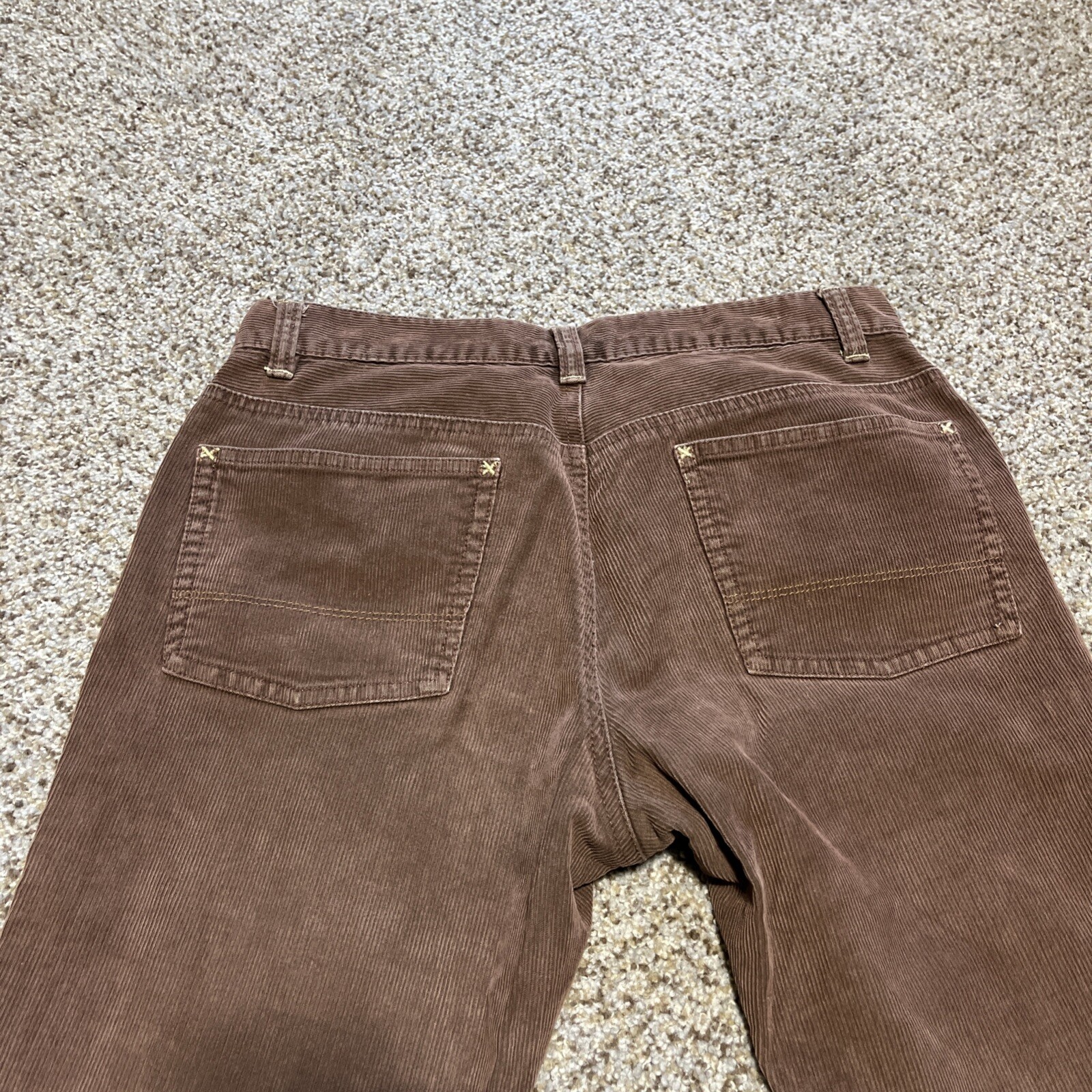 Polo Jeans Co. Ralph Lauren Corduroy Brown Flare Pants Women's 6 (28x31.5) - View 11