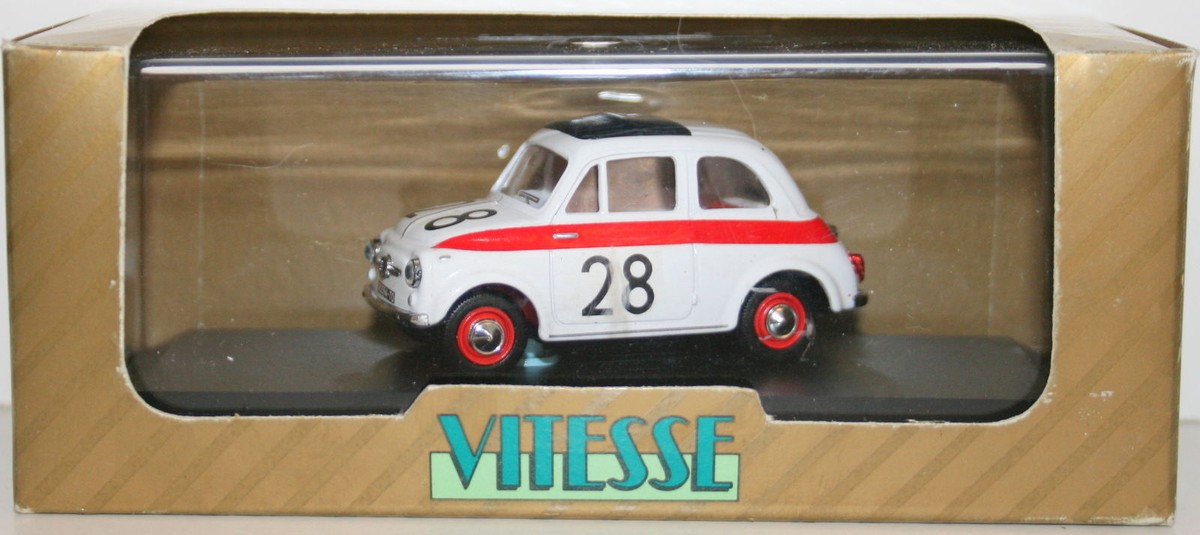 VITESSE 1/43 L082B FIAT 500 SPORT 12h HOCKENHEIM 1958 | eBay