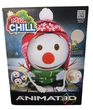 Mr Chill The Talking Singing Animated Snowman Christmas Decoration Unused IOB