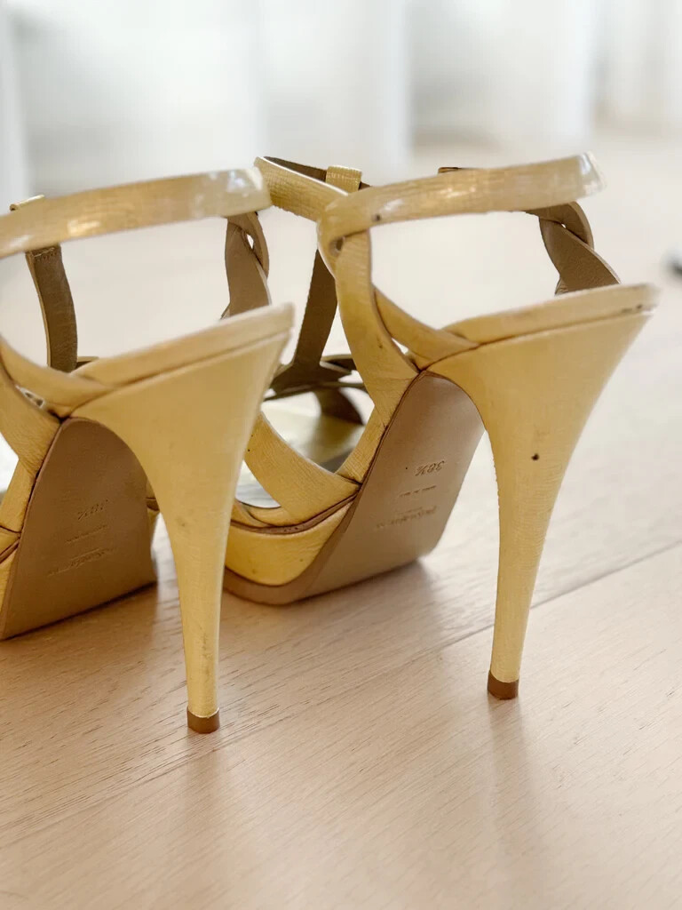 SAINT LAURENT Tribute Platform Sandali (TAGLIA 38 5)