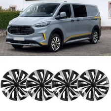 For Ford Transit Custom 4X 15" Wheel Cover Trim Hubcaps Snap On Steel R15 Rim