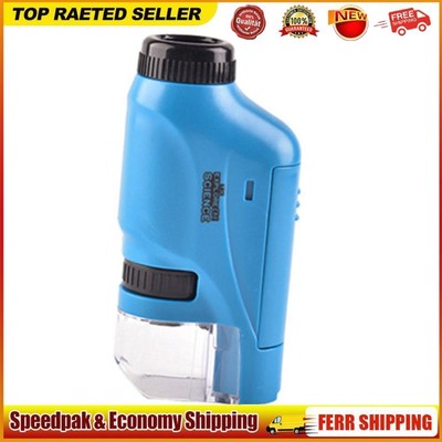 Mini Microscope Kit 60-120X Educational Science Microscope Outdoor Children Toy