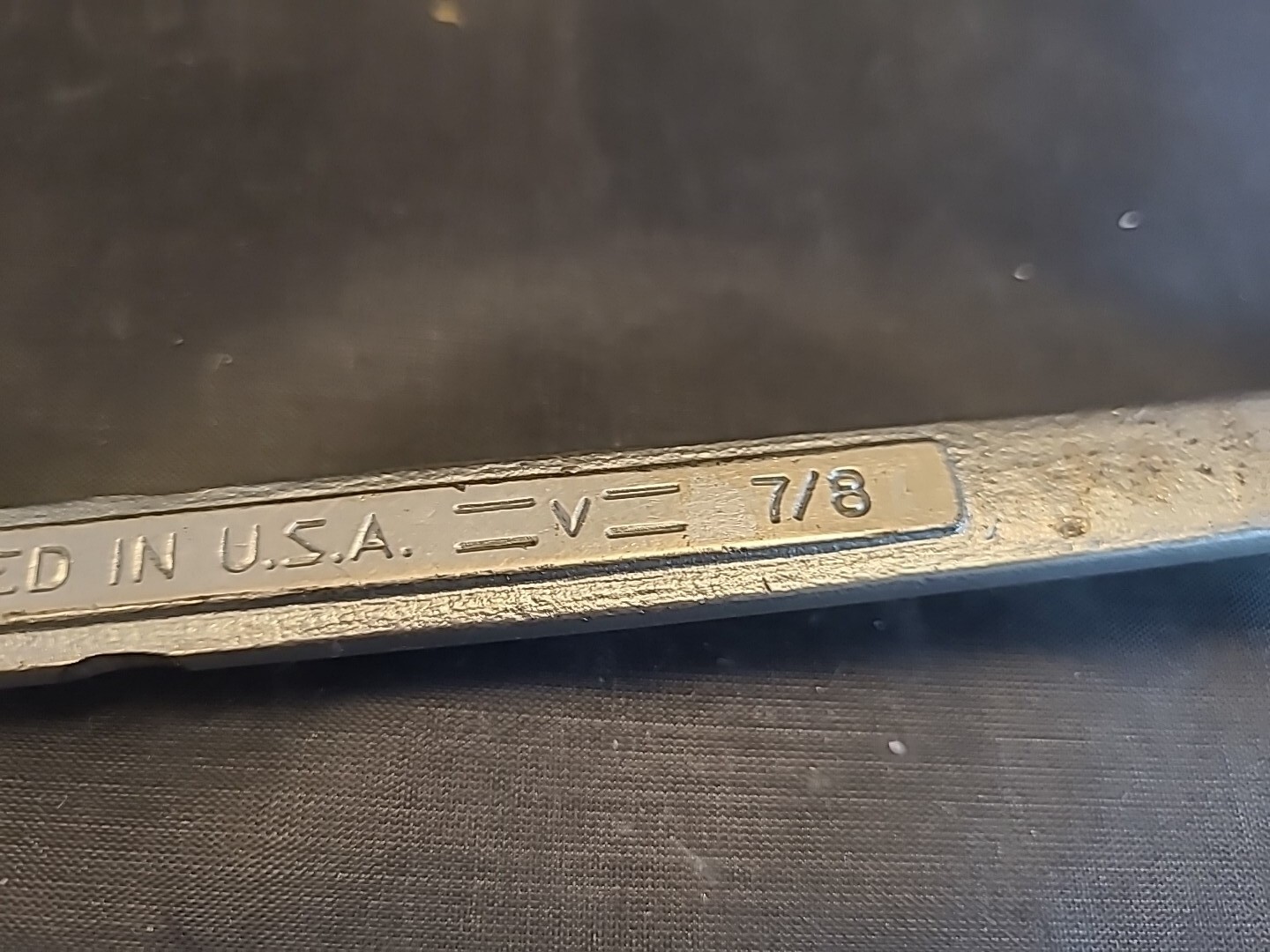 Vintage Craftsman =V= 3/4”and 7/8” Offset 12pt Double Box End Wrench USA