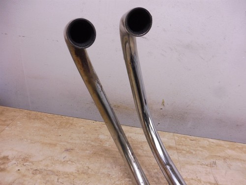 1982 Honda CB650SC CB 650 Nighthawk H1438-1> right side exhaust headers mufflers - Picture 7 of 12