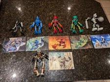 Lego Bionicle Toa Mata Complete Set Of 6,  (8531 Thru 8536).  With Manuels Read