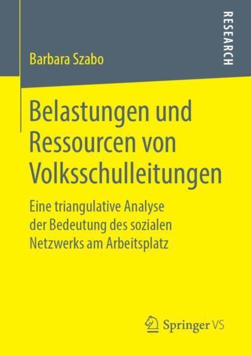 Thumbnail - Belastungen Und Ressourcen Von Volksschulleitungen Barbara Szabo