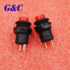 10PCS 2P SPST NO Red Momentary Round Push Button Switch 1.5A 250VAC 12mm