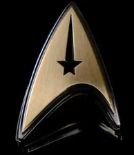 Star Trek:Discovery Enterprise/SNW Command Uniform QMX Magnetic Badge- Full Size