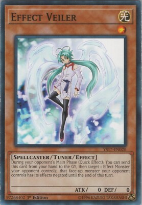 Effect Veiler NM (#1) 1st YS17 Starter Deck: Link Strike Yugioh