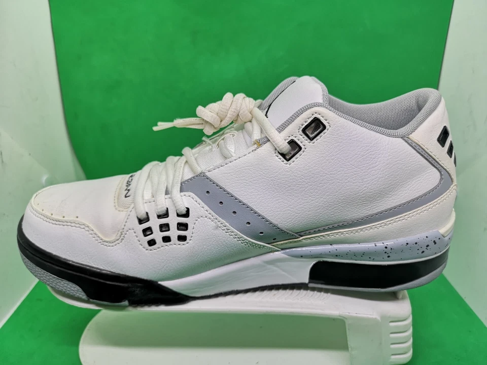 Nike Air Jordan Flight 23 Blanco Cemento/Negro Zapatos Tenis Hombres 317820-117 Talla 9 Foto 3 de 4
