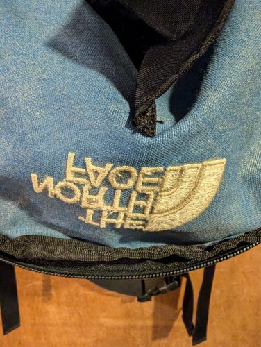 THE NORTH FACE VINTAGE BACKPACK OLD SCHOOL ORIGINAL RN61661 NYLON BLUE & BLACK - Picture 14 of 21