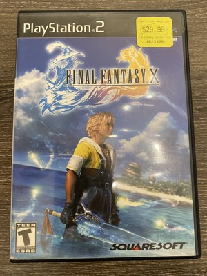 Playstation 2 Final Fantasy X Video Game With Case No Man Squaresoft Rated Teen Ebay