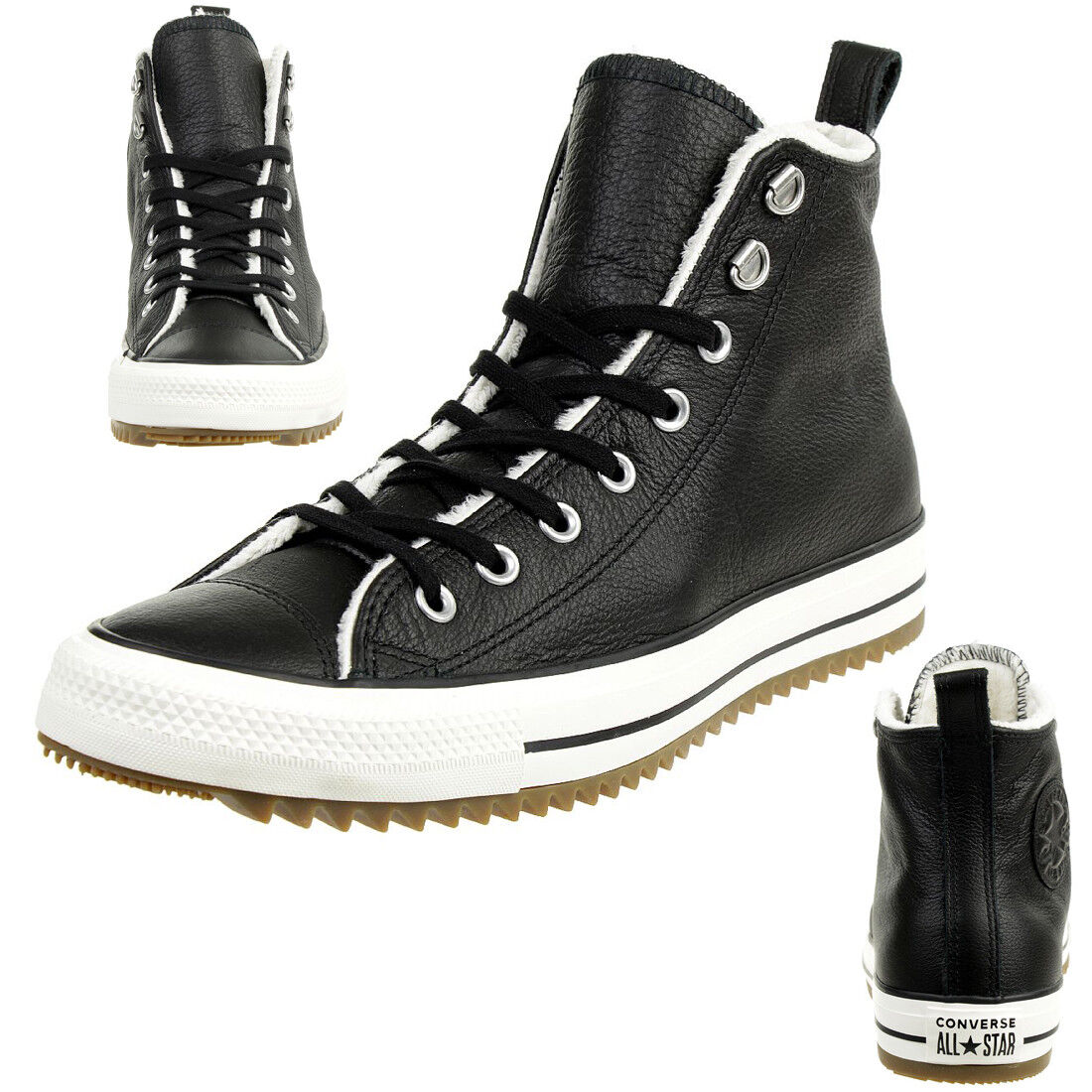 Converse C Taylor Star HIKER BOOTS HI Chuck Sneaker Leder gefüttert | eBay