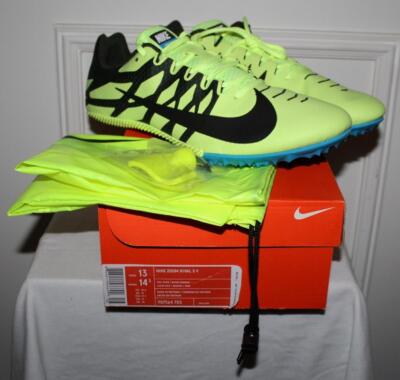 NEW In Box NIKE ZOOM RIVAL S 9 Track Field Spikes Shoes Sneakers M 13 W 14 1/2