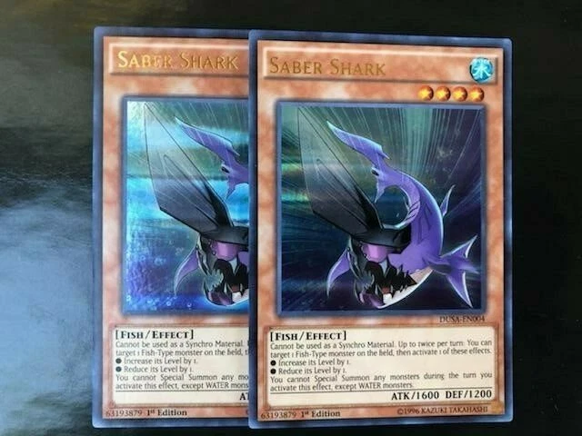 YUGIOH FISH DECK- SHARK- SUPERANCIENT DEEPSEA KING- FISHBORG- WATER- NEAR MINT - Image 3 of 4