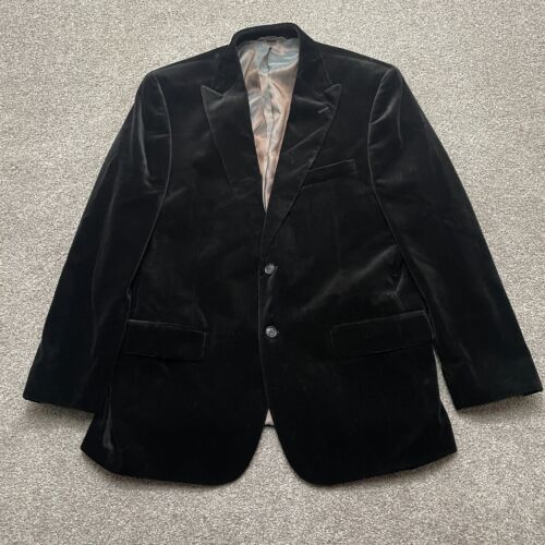 Patrick James Blazer Adult 42 R Black Norwood West Coast Classic Velvet Tuxedo