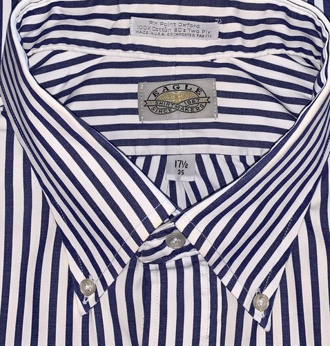 Regular Fit Striped Dress Shirt 17.5 