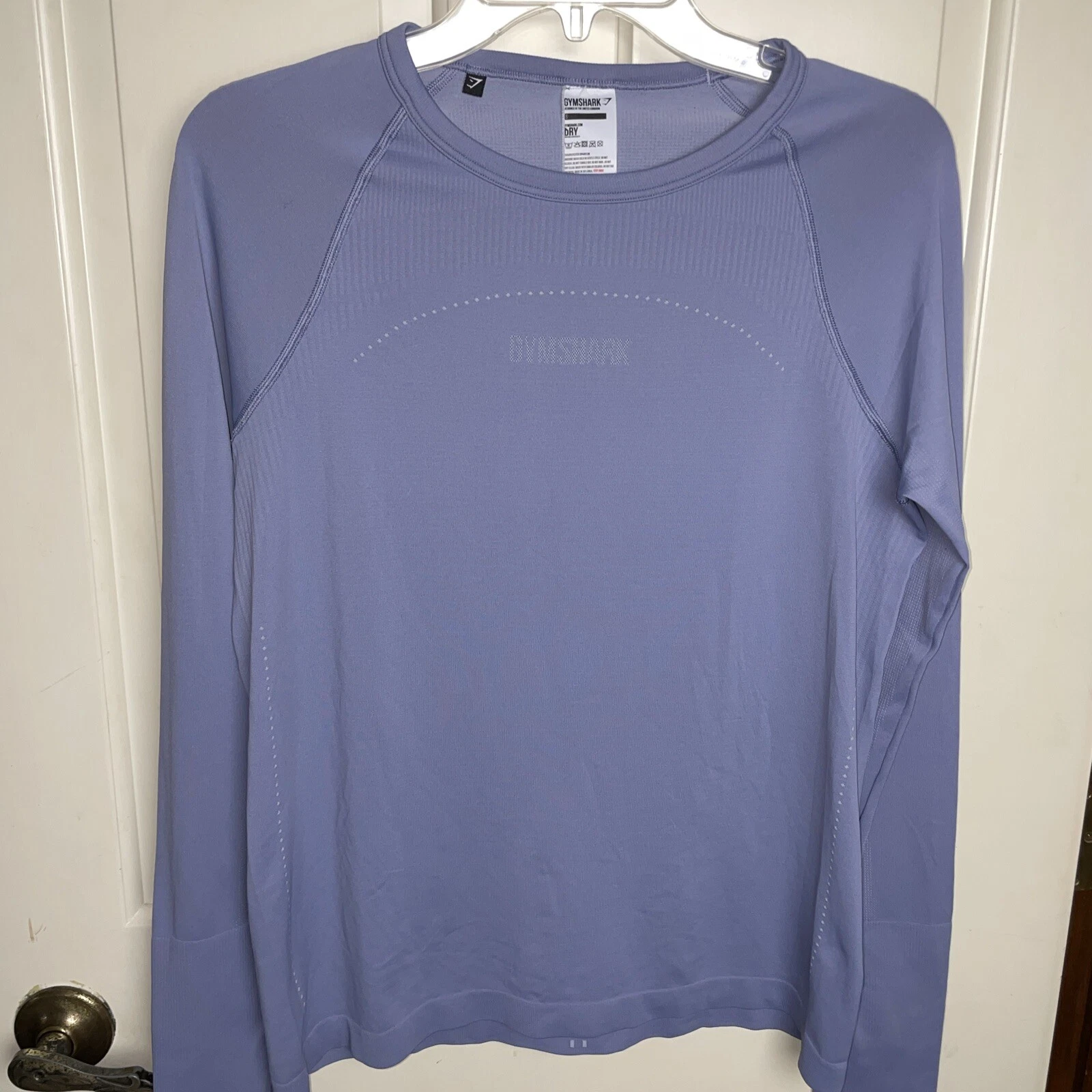 gymshark dry long sleeve athletic thumbholes shirt