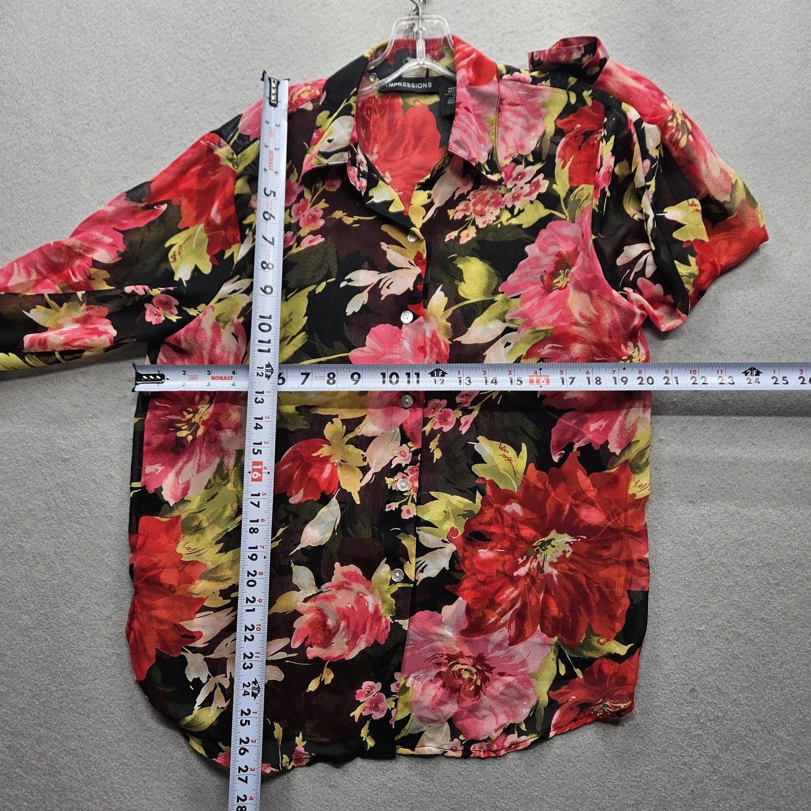 Impression Women's Medium Multicolored Floral Des… - image 5