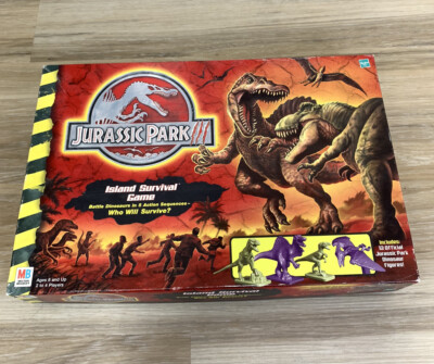 Jurassic Park 3 Island Survival (Board Game) dinosaurs kids