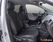 Seat Covers For 2014-2015 Nissan Rogue Select Leatherette Front Seat Set