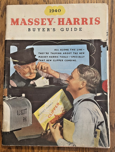 1940 Massey Harris Buyers Guide Twin 101 Standard 101 Combine Binder Tillage