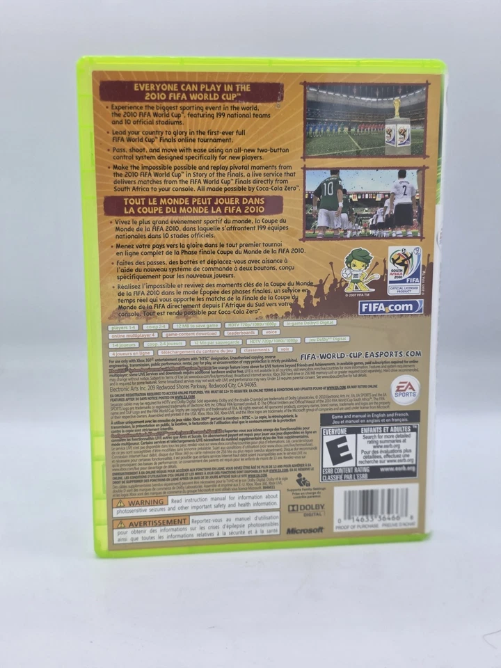 2010 FIFA World Cup South Africa (Microsoft Xbox 360, 2010) CIB Tested - Image 2 of 3