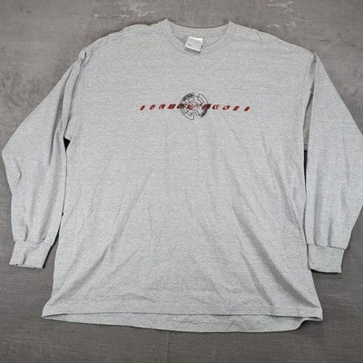 Reebok Sport Vintage Y2K Long Sleeve T-Shirt Mens XXL Gray Graphic Logo NEW