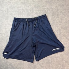 Utah State Aggies Shorts Mens 2XL Blue NCAA Football Nike Dri Fit Athletic
